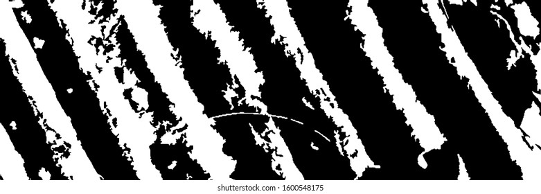 Monochrome Grunge Pattern. Abstract Black and White Texture with Scratched Lines, Spots and Blobs for Card, Print, Mobile Applications. Trendy Rough Halftone Background with Different Elements.