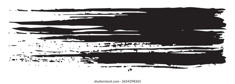 Padrão Grunge monocromático. Textura em preto e branco abstrata com linhas arranhadas, manchas e bolhas para aplicações Web, banner, cartão. Fundo de meio-tom áspero moderno com diferentes elementos.
