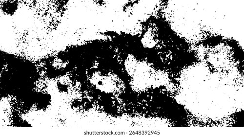 Monochrome Grunge Texture Backdrop: Abstract Black and White Vector Pattern for Urban Style Designs and Modern Creative Projects, Providing High Contrast and Visual Interest