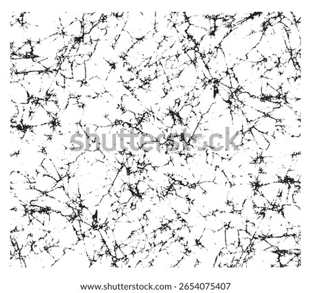 Monochrome grunge texture background. Cracks on the damaged stone wall.