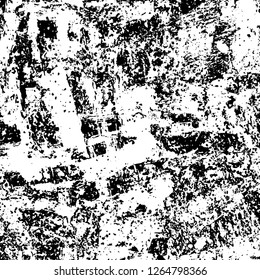 A monochrome grunge texture. Black and white abstract background