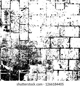A monochrome grunge texture. Black and white abstract background