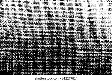 Monochrome grunge texture with halftone. Vector illustration