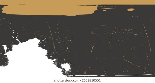 Monochrome grunge texture. grunge texture overlay background. Black and white art grunge background, Vector brush Stroke, grunge pattern, art paint element, art.eps8