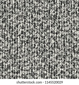 Monochrome Grunge Textured Subtle Pinstriped Pattern
