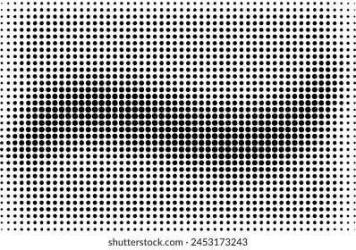 Monochrome halftone background. Black and white backdrop.