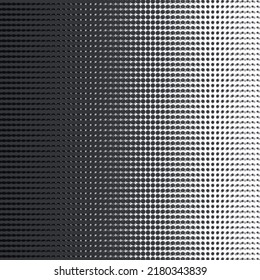Monochrome Halftone Background Template. Vector File Has Transparency