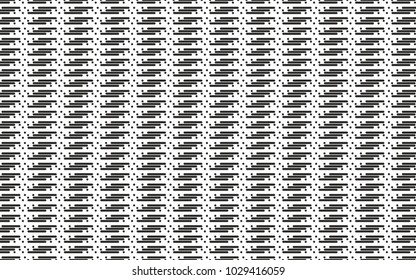 monochrome halftone black and white horizontal lines with dots. Wallpaper design concept. Vector geometric background for web and print