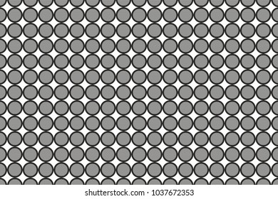 monochrome halftone circles with grid. black and white round shape . vertical and horizontal lines .vector background