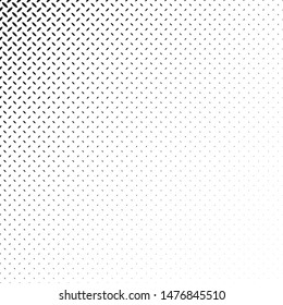 Monochrome halftone ellipse pattern background - abstract geometric vector template illustration