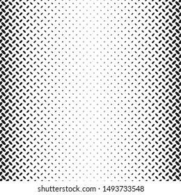 Monochrome halftone ellipse pattern background - abstract geometrical vector template design