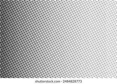 Monochrome Halftone Vector Texture Background