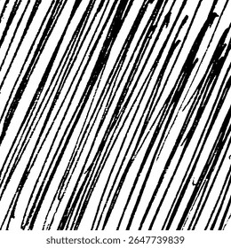 Monochrome, met de hand getekende, gekruiste structuur. Grunge en schets achtergrond met vrije hand lijnen, krabbels, uitstrijkjes, en schets-stijl patronen. Vectorillustratie