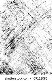 Monochrome  handmade hipster texture made with ink. Vector Illustration
