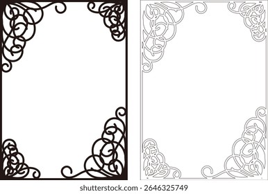 Monochrome Hand-Painted Decorative Frame Set
Minimalist Black and White Borders with Artistic Brush Strokes
Elegant Outline Frames for Cards, Posters, and Invitations
