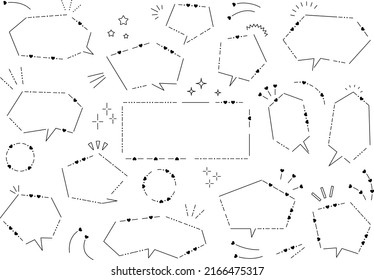 monochrome, Heart Ornaments balloon set
