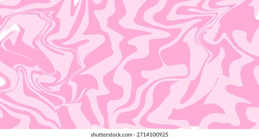 Fondo Horizontal monocromo del túnel en forma de corazón. Patrón romántico del arco iris. Colores pastel rosados