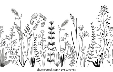 60,137 Grass Line Drawing Images, Stock Photos & Vectors 