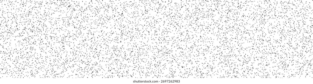 Monochrome horizontal static background, digital grain noise texture design for abstract minimalist surface pattern inspired by analog TV signal effect