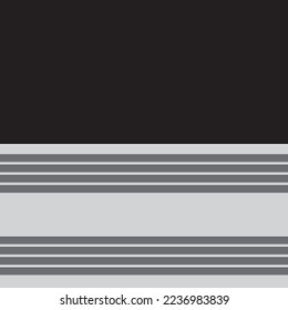 Monochrome Horizontal striped seamless pattern background for fashion textiles, graphics