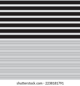 Fondo de patrón sin soldadura monocromo horizontal a rayas para textiles de moda, gráficos
