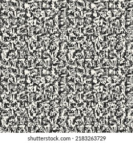 Monochrome Ikat Textured Camouflage Pattern