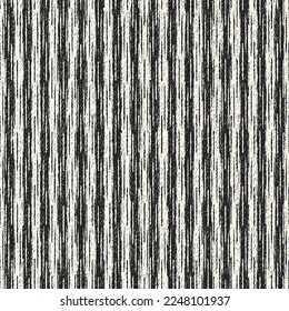 Monochrome Ikat Textured Striped Pattern