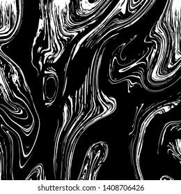 Monochrome illustration of abstract swirls in black and white. Artistic design ideal for backgrounds, wallpapers, or prints emphasizing contrast and dynamic flow in creative and contemporary art forms