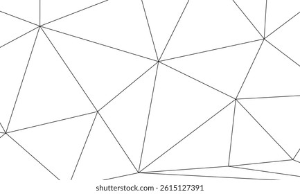 Monochrome illustration featuring intersecting and connected straight lines forming various geometric shapes.