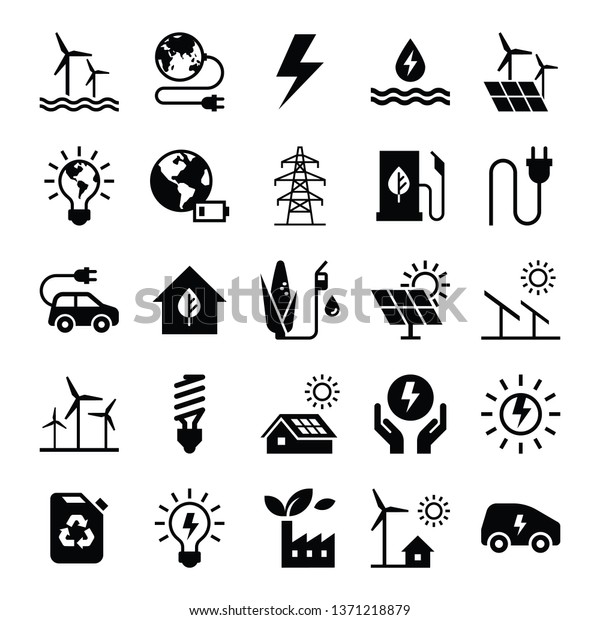 Monochrome Illustrations Icons Relating Production Distribution Stock ...