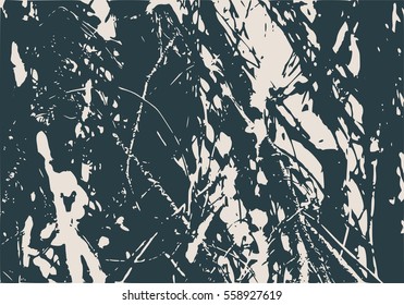 Monochrome image. Grunge distress texture.Vector template.