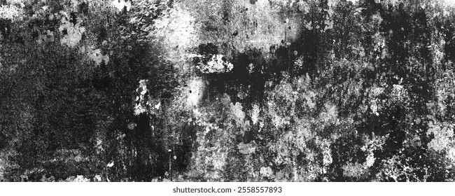 Monochrome Ink Splatter Art Pattern with Intricate Grayscale Design and High-Resolution Texture

