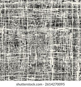 Monochrome Irregular Distressed Mesh Pattern