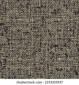 Monochrome Irregular grunge textured pattern on black background. Distressed uneven grunge background. Abstract vector illustration.