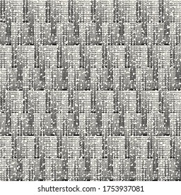Malla Irregular Monocroma Texturada Fondo Doloroso. Patrón sin inconvenientes.