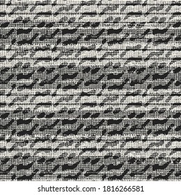 Monochrome Irregular Mesh Textured Subtle Striped Pattern