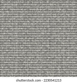 Monochrome Irregular Weave Textured Pattern