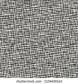 Monochrome Irregularly Woven Effect Textured Pattern