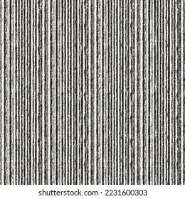 Monochrome Irregularly Woven Textured Variegated Striped Pattern