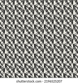 Patrón de zigzag texturado monocromo con tela irregular