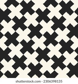 Monochrome Juji Tsunagi Prüfmuster