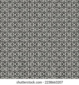 Patrón texturizado de malla Kaleidoscópica monocroma