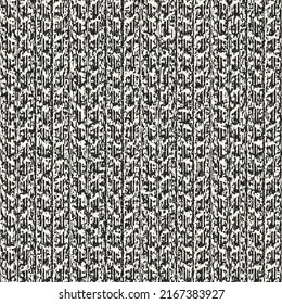 Monochrome Knitted Textured Herringbone Pattern