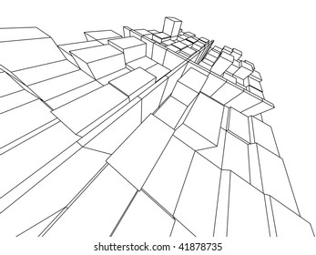 monochrome landscape