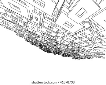 monochrome landscape