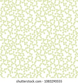 Monochrome leafs seamless pattern. Repetion abstract geometrical background.