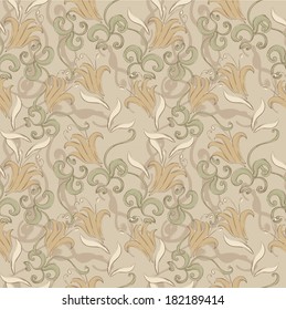 Monochrome light pattern in brown tones