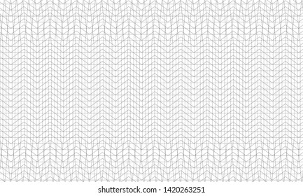 Monochrome line art endless geometric pattern empty blank template grid creative design element vector background