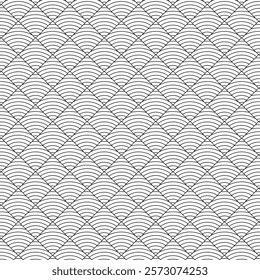 monochrome line geometri pattern background vector design