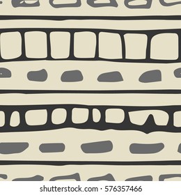 Monochrome lined grunge pattern. Hand drawn with ink pen.